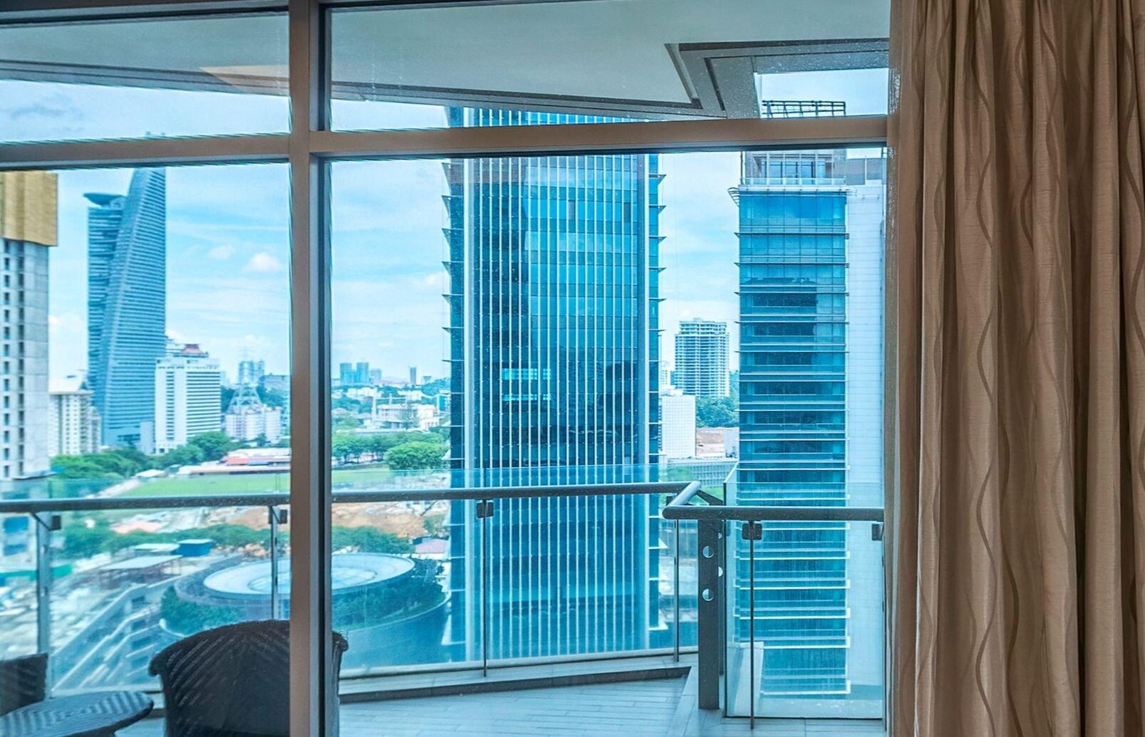 St Giles Gardens Hotel Kuala Lumpur Buitenkant foto View from a room at the hotel